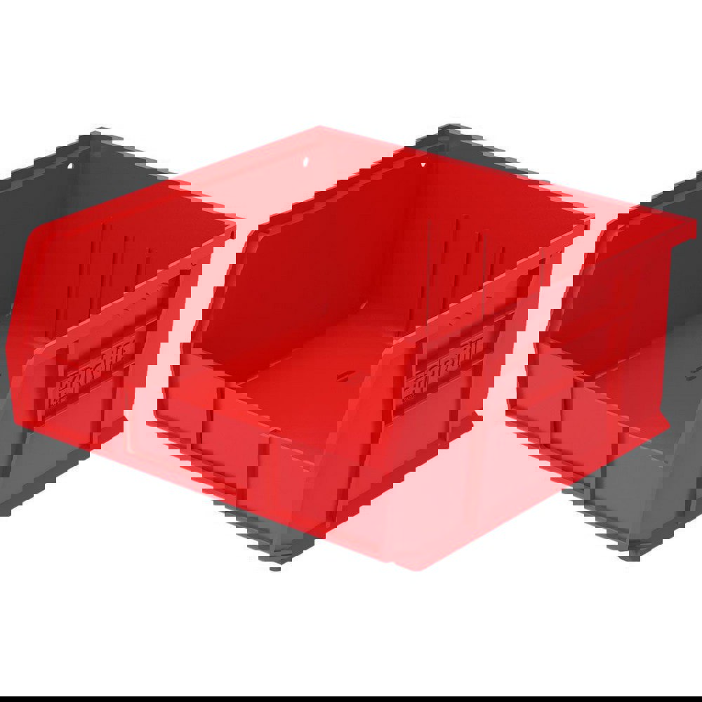 Plastic Hopper Stacking Bin: Red